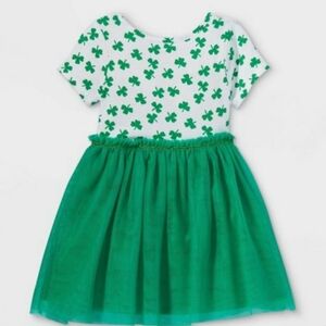 Cat & Jack Shamrock Tutu Dress